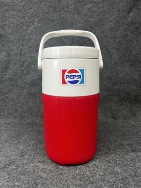 Vintage 80s Coleman 5580 Pizza Hut Pepsi Relief Pitcher 1/2 Gal Jug MINT UNUSED